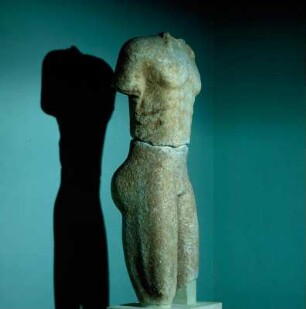 Torso eines archaischen Kuros, Arrhichion von Phigaleia