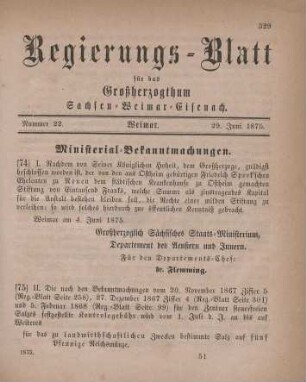 Nr. 22 : 29. Juni 1875