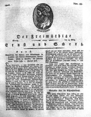 Nro. 59, Montag den 24. März 1806