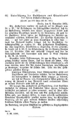 Unterstützung der Gutsherren aus Staatsfonds bei ihren Schulleistungen : [V. Volksschulwesen]