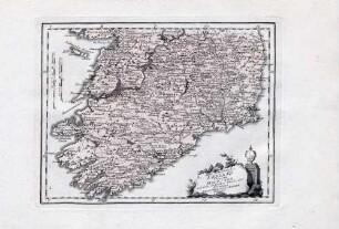 Des Königreichs Ireland Provinz Mounster mit dem sudlichen Theile der Provinzen Leinster und Conaught. Nro. 90