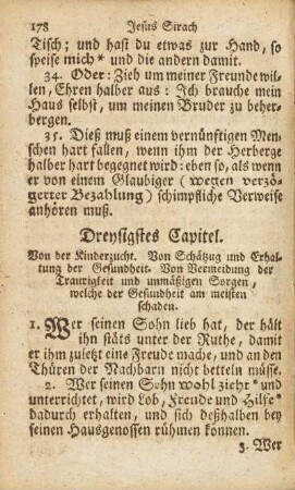 Deysigstes Capitel. Von der Kinderzucht.