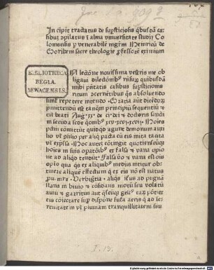 Tractatus de superstitiosis quibusdam casibus