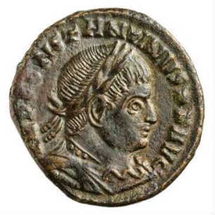 Münze, Follis, Aes 3, 314 - 315 n. Chr.