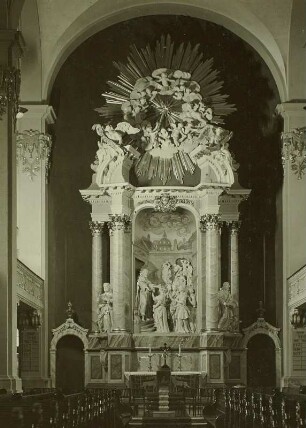 Hauptaltar : Dresden-Neustadt, Dreikönigskirche, Inneres, Hauptaltar