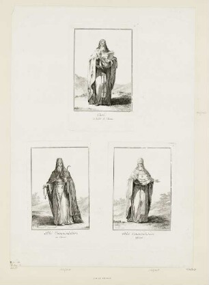 Abbé commanditaire, Blatt 6 der Folge "Divers habillements des prêtres de Russie"