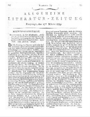 [Ompteda, Dietrich Heinrich Ludwig von]: Betrachtungen über die Materie der Senate des kaiserlichen- und Reichskammergerichts. - Regensburg : Montag St. 1. - 1788