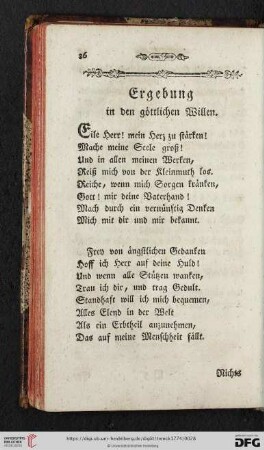Ergebung in den göttlichen Willen