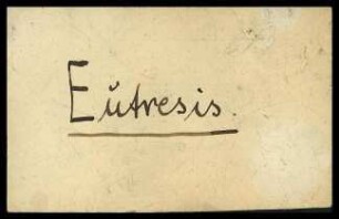 Fundzettel Eutresis