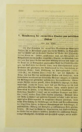 V. Annäherung der europäischen Staaten zum politischen System