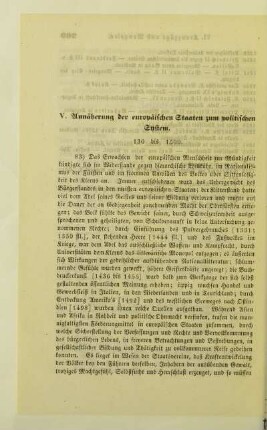 V. Annäherung der europäischen Staaten zum politischen System