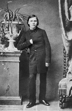 Nietzsche, Friedrich : Bildnis Friedrich Nietzsche (1844-1900, Schriftsteller, Philosoph)