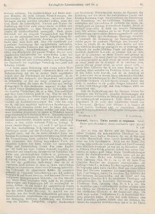 86-89 [Rezension] Frommel, Gaston, Études morales et religieuses