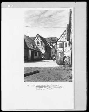 Straße bei der Kaiserpfalz