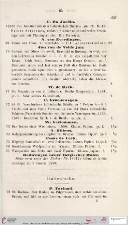 Italienische (Nr. 78 - 88)