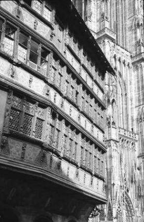 Straßburg: Kammerzell'sches Haus und Münsterfassade