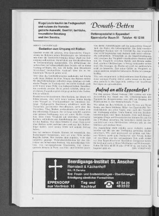 Gedanken zum Umgang mit Risiken