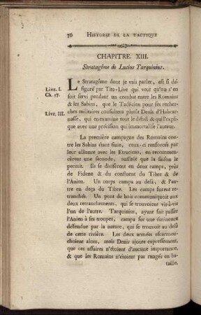 Chapitre XIII. Stratagême de Lucius Tarquinius.