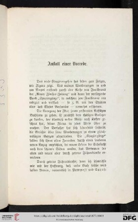 Anstatt einer Vorrede