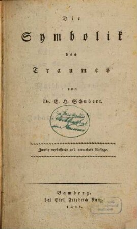 Die Symbolik des Traumes