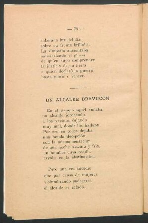 Un alcalde bravucón