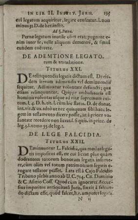 Titulus XXI. - XXV.
