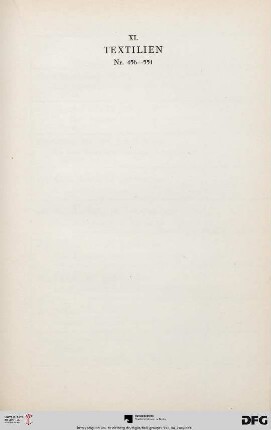 XI. Textilien (Nr. 456-551)