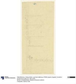 Umbau Wohn- und Geschäftshaus STERN, Agram (Zagreb), Grundriss Ecklösung III