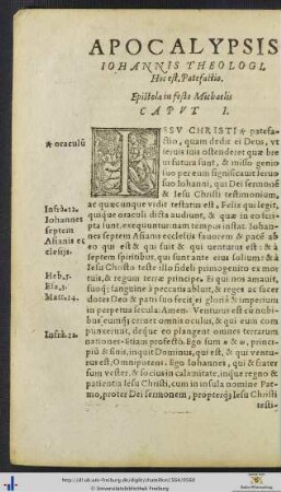 APOCALYPSIS IOHANNIS THEOLOGI