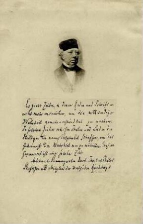 Bildnis von Michael Baumgarten (1812-1889)