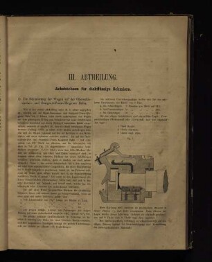III. Abtheilung. Achsbüchsen für dickflüssige Schmiere.