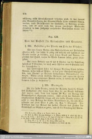 Kap. XIII. Von der Anstalt für Extraposten und Couriere