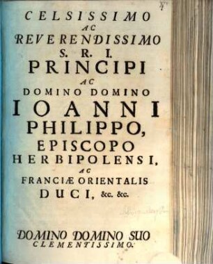 Ivrisprvdentia Quintuplex, Seu Quaestiones Selectae Ex Jure Canonico, Publico, Civili, Criminali, Feudali