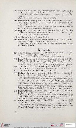 II. Kunst (Nr. 226 - 311)