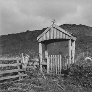 Eingangstor zum Friedhof : Eingangstor zum Friedhof von Hveragerði
