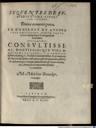 Sequentes de iurisdictione civili conclusiones