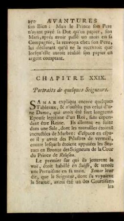 Chapitre XXIX. Portraits de quelques Seigneurs.