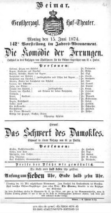 Das Schwert des Damokles