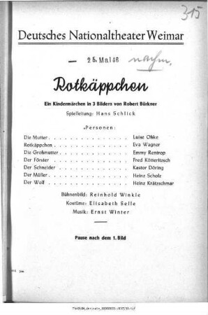 Rotkäppchen