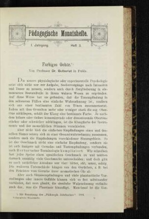 Farbiges Gehör