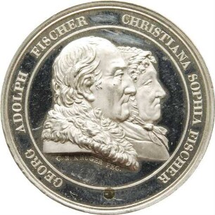 Georg Adolph und Christiana Sophia Fischer - Goldene Hochzeit