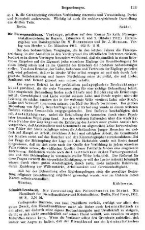 123, Die Fürsorgeerziehung. 1913