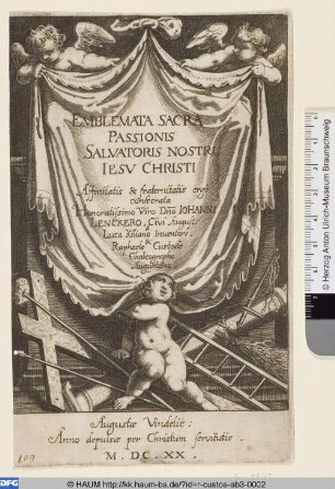 Titelblatt, Emblemata Passionis