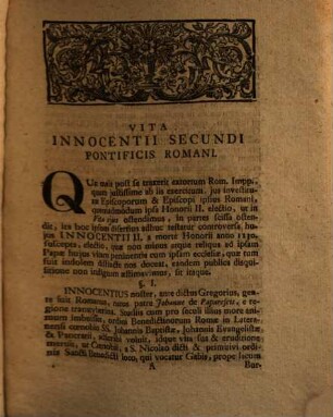 Vita Innocentii II. Pontificis Romani