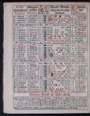 1741. Verbesserter Martius.
