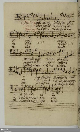 Demantius, Christoph: Qui paraclitus