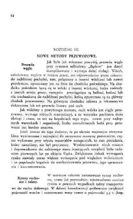 Rozdzial III. Nowe metody przewozowe