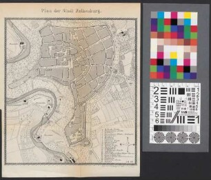 Plan der Stadt Rothenburg : A. M. 1871