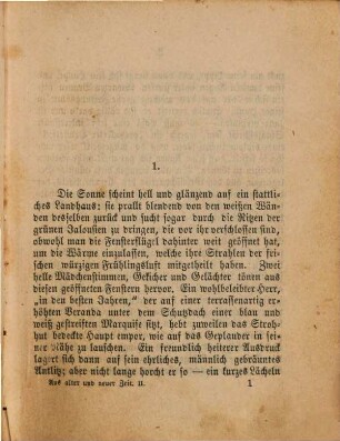 Aus alter und neuer Zeit : Erzählungen, 2