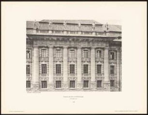 Neues Stadthaus, Berlin: Ansicht Mittelbau Klosterstraße (aus: Neubauten der Stadt Berlin, Bd. X, 1911)